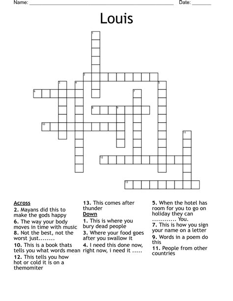 Click the answer to find similar <strong>crossword</strong> clues. . Bandleader louis crossword
